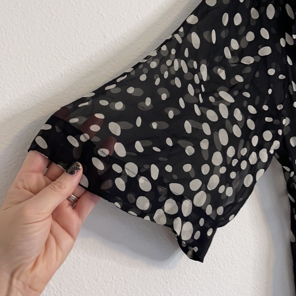 Monsoon silk dot dress - Picture 2 of 10